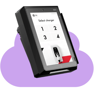 IM30 CCV IM30 payment terminal showing EV charging screen