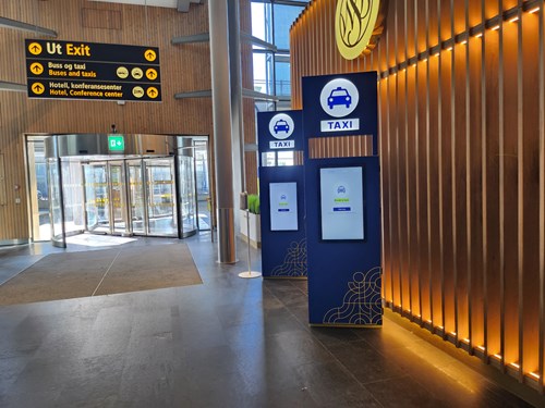 The Fast Travel solution - including booking kiosks for the passengers 