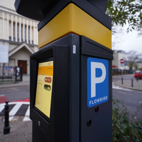 parking meters in Warsaw