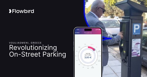 Parking meter connected to app