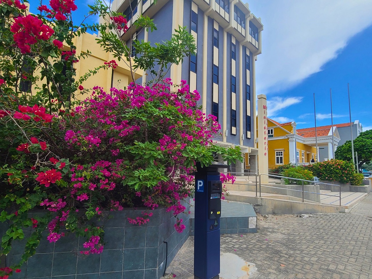 Introduction of Paid Parking in the Heart of Willemstad in Curaçao with Solar Powered Parking Meters