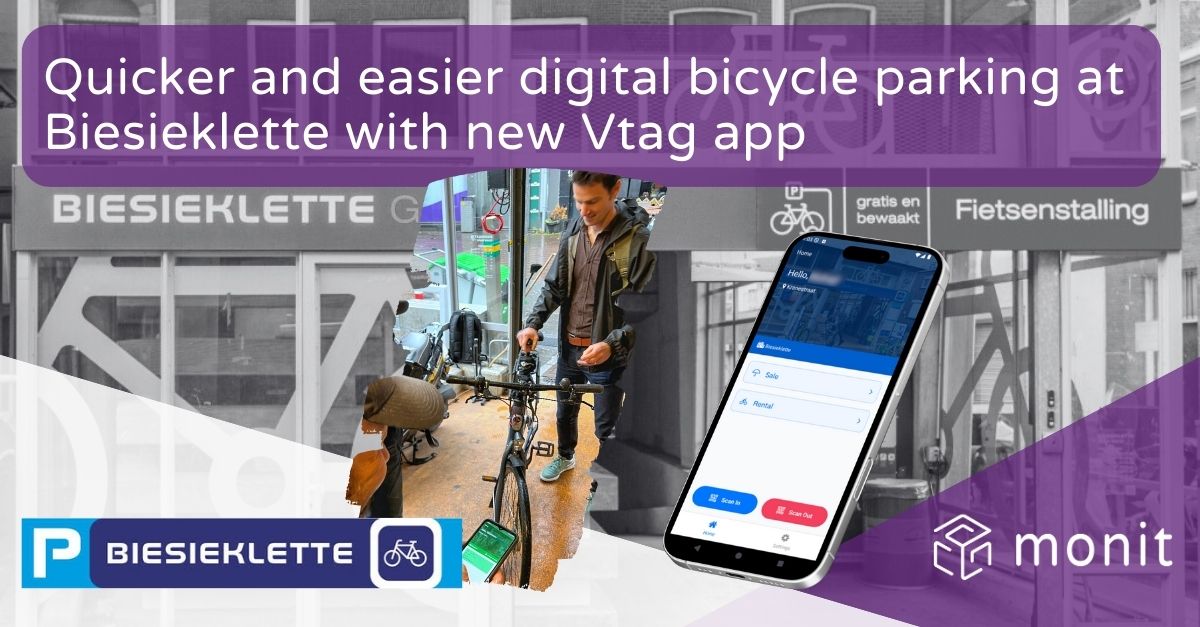 Digital Bicycle Parking with Biesieklette.