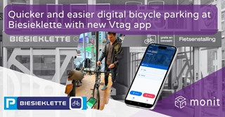 Monit: Quicker and Easier Bicycle Check-in and -Out at Biesieklette Bicycle Parking Facilities