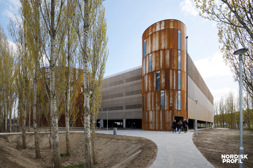 Car park, Cronhammer in Vejle, Denmark Car park, Cronhammer in Vejle, Denmark