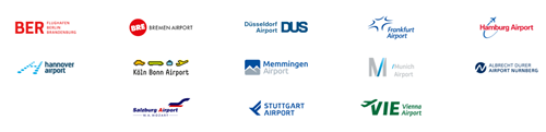 Official partner of European airports