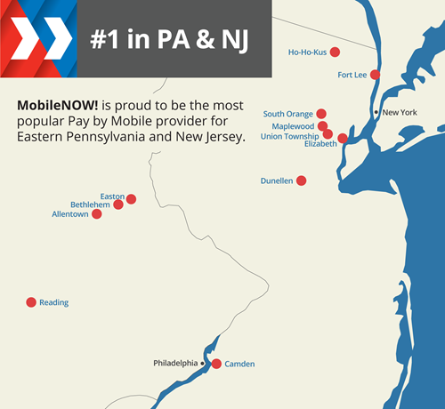 PA & NJ Map 