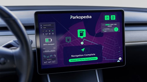 Payment technology Parkopedia in-car data integration