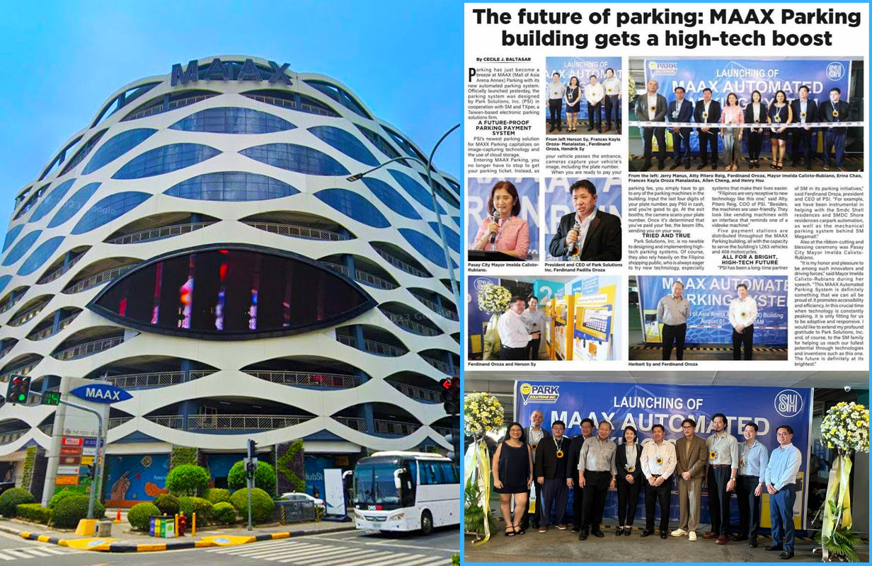 Leading Technology, Smart Future - License Plate Recognition System Successfully Implemented at MAAX Building Parking Lot.