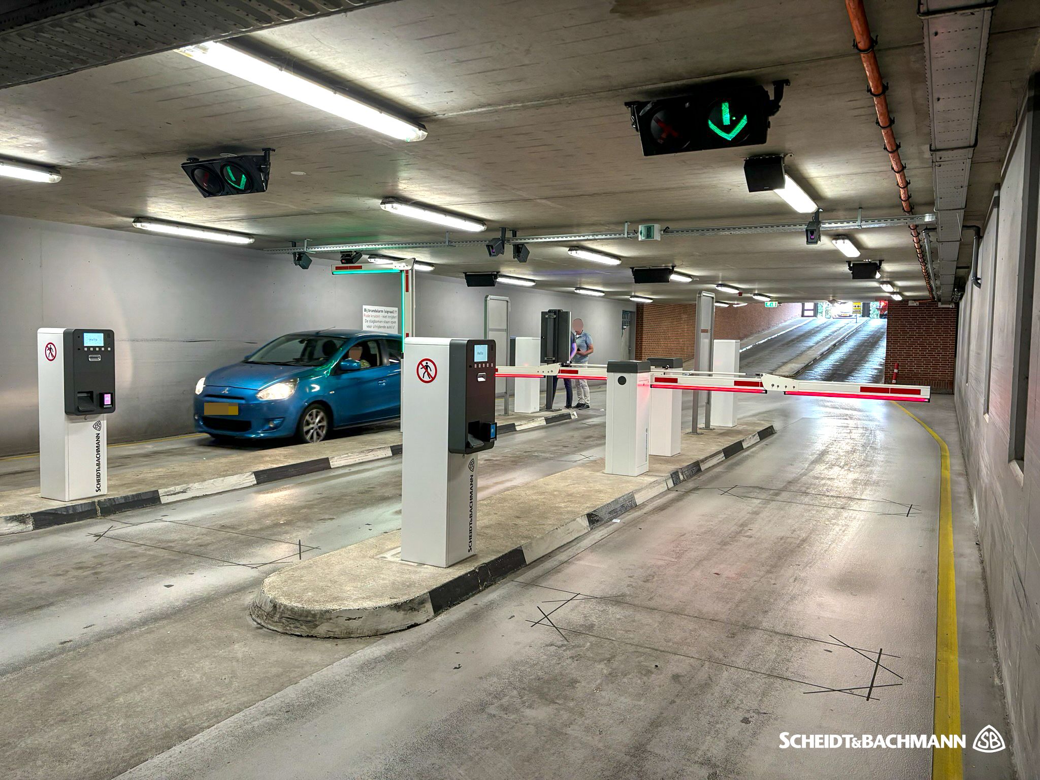 The current parking equipment has been upgraded with the hybrid parking system from Scheidt & Bachmann Benelux