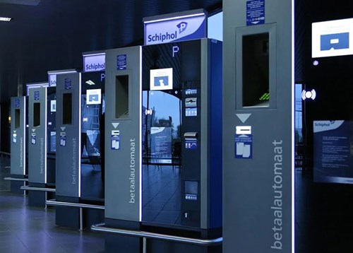 Schiphol airport payment machines