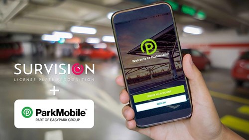 Parking payment app Survision and Parkmobile parking payment app