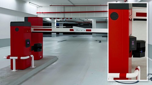 LPR system in underground parking LPR system