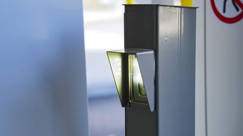 LPR camera LPR camera at Ajax Pickering Hospital's garage