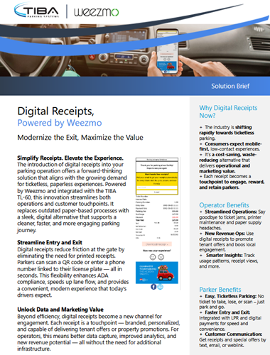 Digital Receipts, Powered by Weezmo Digital Receipts, Powered by Weezmo