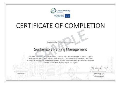 Sustainable Parking Management Sustainable Parking Management