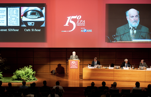 Professor Donald Shoup speaking at the EPA Congress, 2011 Professor Donald Shoup speaking at the EPA Congress, 2011