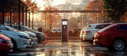 Microlog's parking kiosk, the Micropark